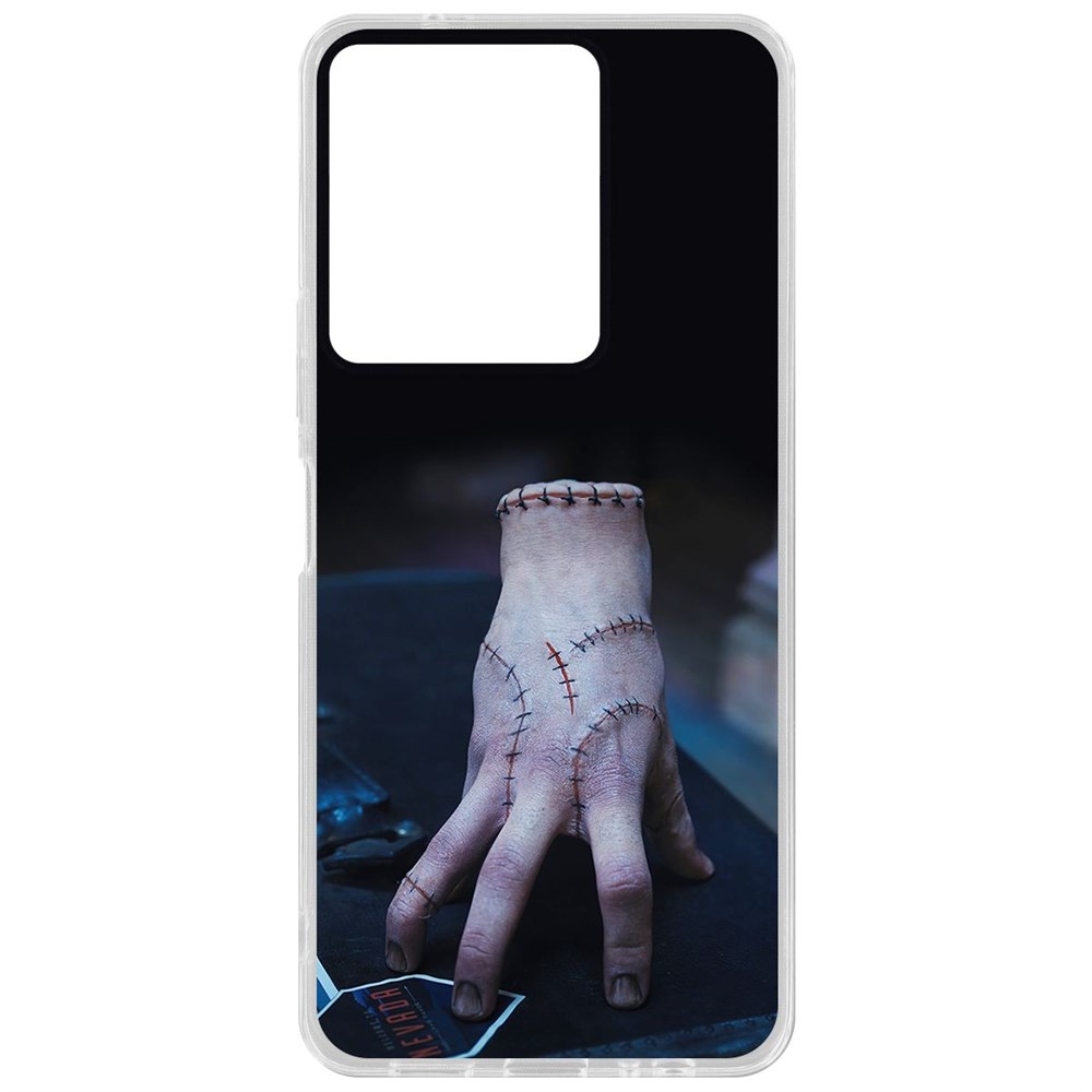 

Чехол-накладка Krutoff Clear Case Уэнсдей Аддамс - Вещь для Vivo Y36, Прозрачный
