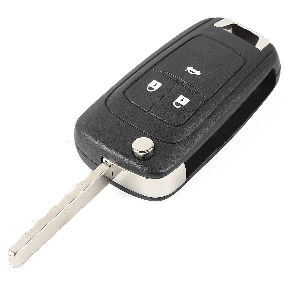 

Корпус выкидного ключа Chevrolet 2008+ 3 Кнопки, Черный, черный