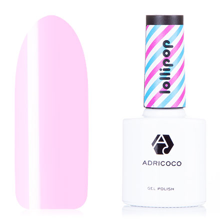 

Гель-лак ADRICOCO Lollipop №06 Сладкая вата