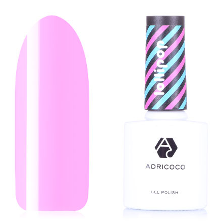 

Гель-лак ADRICOCO Lollipop №07 Клубничный чупа-чупс