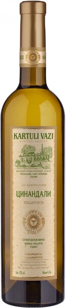 

Вино Tiflis Wine Cellar Kartuli Vazi Tsinandali белое, сухое, 750 мл