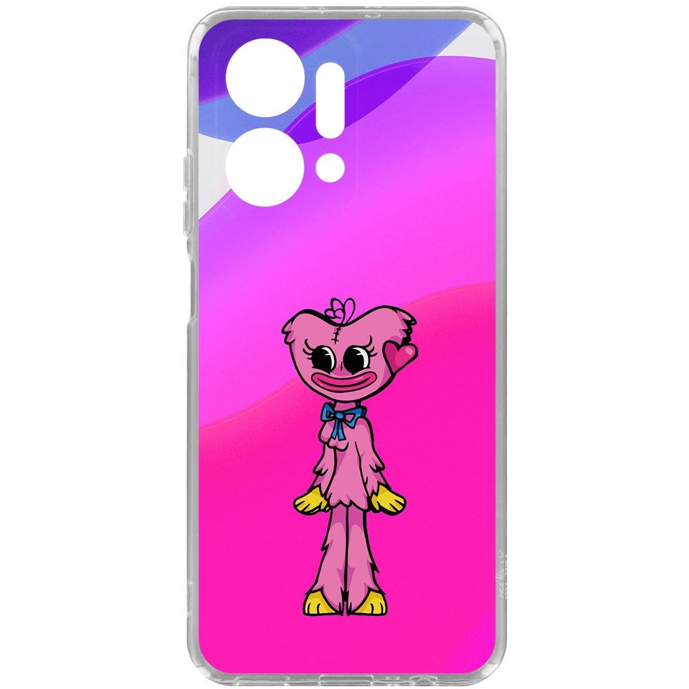 

Чехол-накладка Krutoff Clear Case Хаги Ваги - Киси Миси для Honor X7a Plus, Прозрачный