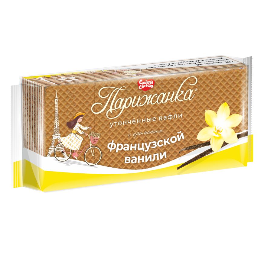 

Вафли Сладкая Слобода Парижанка с ароматом французской ванили