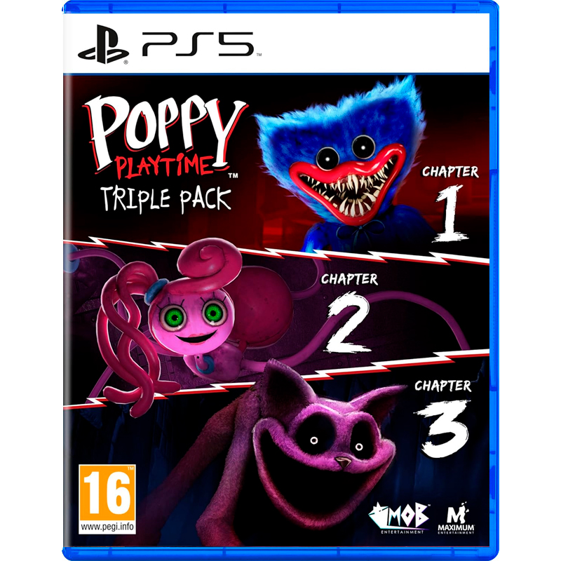 

Игра Poppy Playtime Triple Pack (PlayStation 5, полностью на английском языке), Poppy Playtime Triple Pack