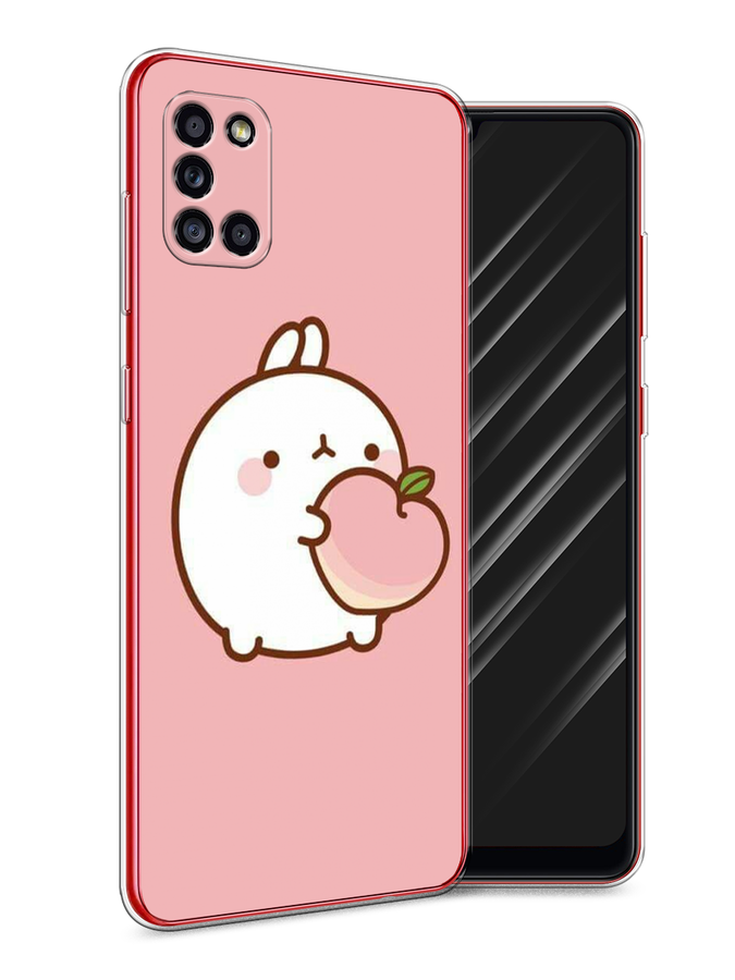 

Чехол Awog на Samsung Galaxy A31 / Самсунг A31 "Кролик с персиком", Разноцветный, 2100350-1