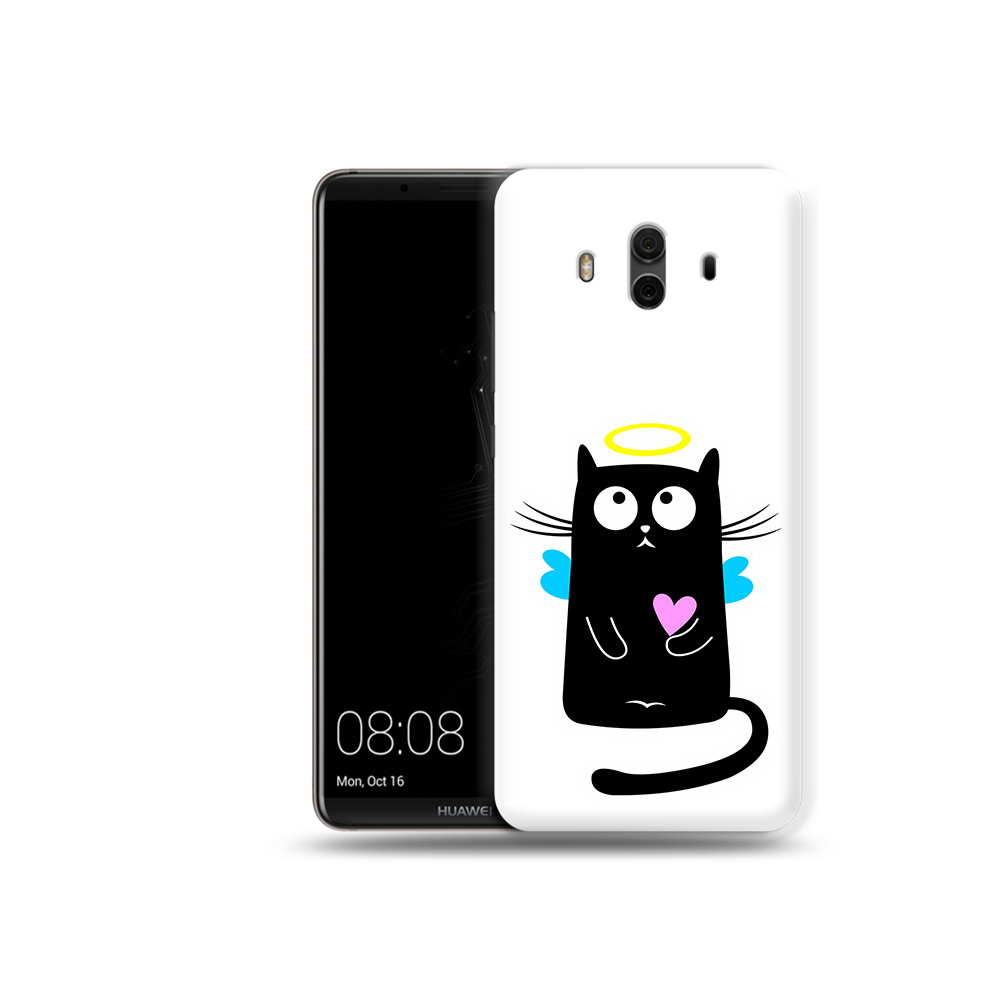 

Чехол MyPads Tocco для Huawei Mate 10 Кот ангелок (PT88364.53.96), Прозрачный, Tocco