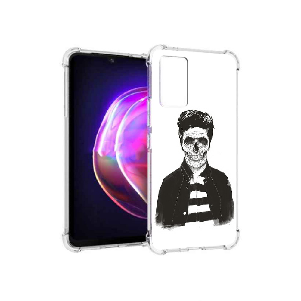

Чехол MyPads Tocco для Vivo V21 скелет (PT161781.395.604), Прозрачный, Tocco