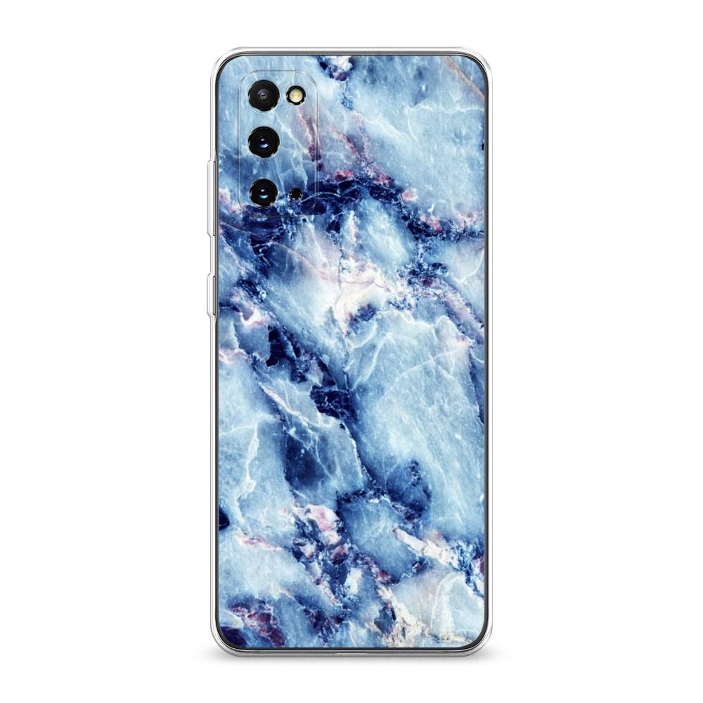 

Чехол для Samsung Galaxy S20 "Мрамор с синими прожилками", Синий, 29250-3
