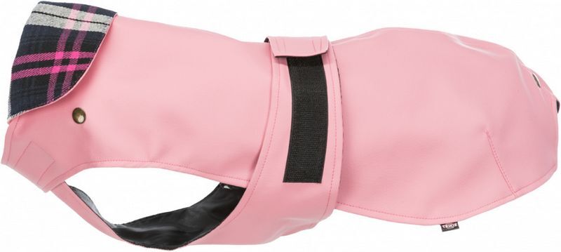 фото Пальто для собак trixie paris, унисекс, розовый, l, длина спины 55 см