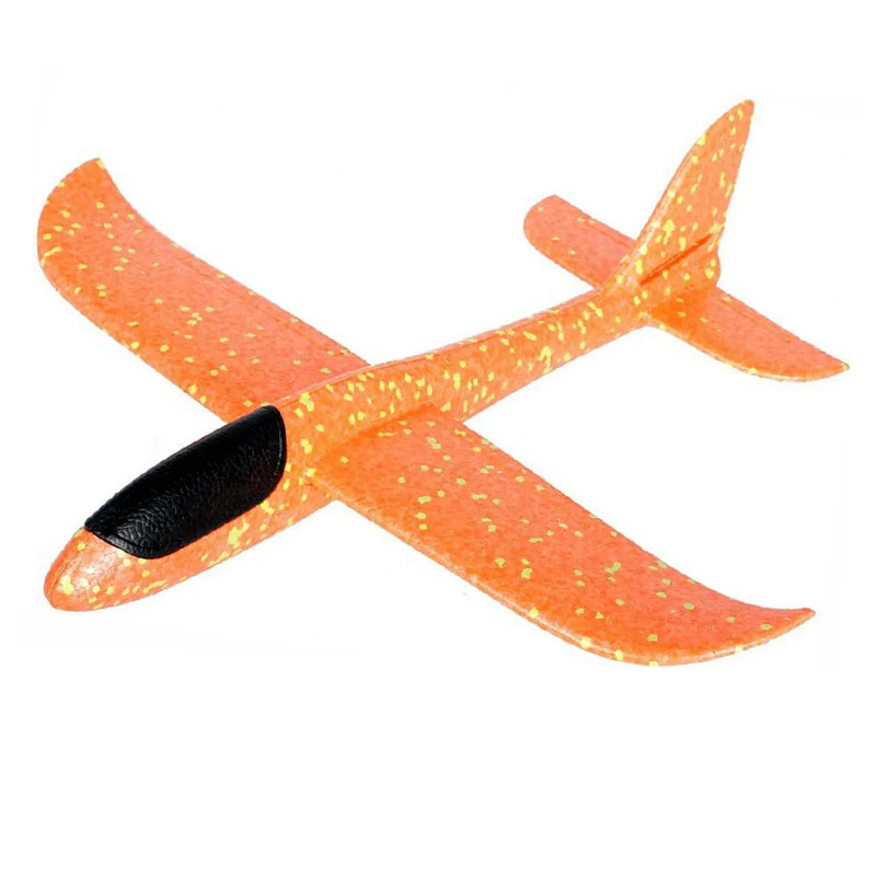 фото Самолет-планер метательный 48 см оранжевый спортекс e33012