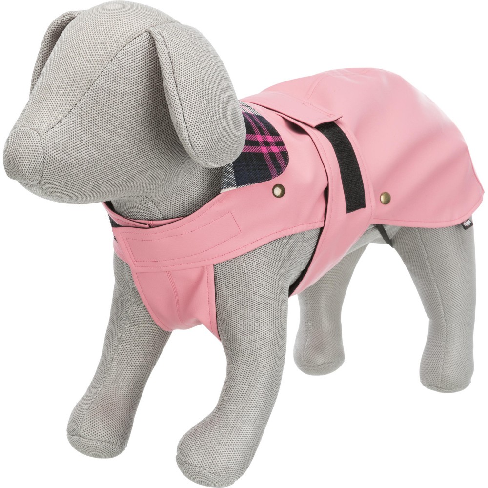 фото Пальто для собак trixie paris, унисекс, розовый, s, длина спины 33 см