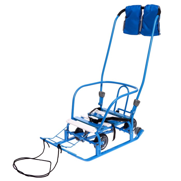 

Санки «Тимка 3К универсал+», с рукавичками, цвет голубой