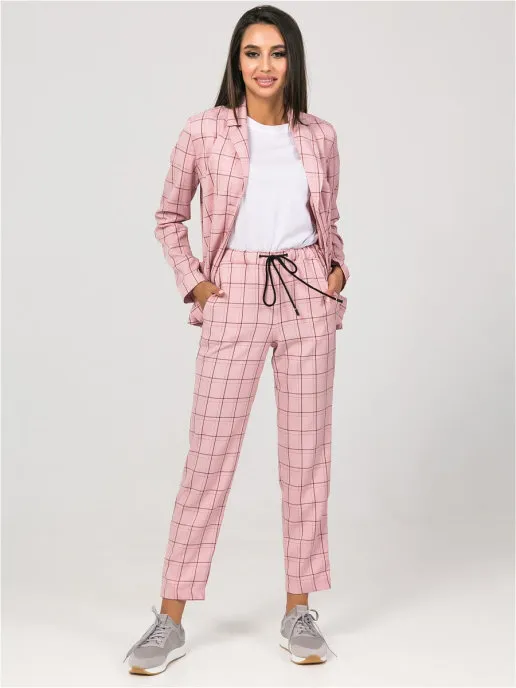 

Костюм женский Ashley Rose KS-0706 розовый 48 RU, KS-0706