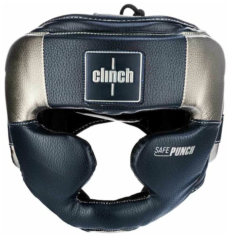 Шлем боксёрский Clinch Punch 2.0 Full Face тёмносине-бронзовый, размер L