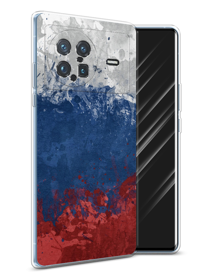 

Чехол Awog на Vivo X Note "Флаг России неровный", Разноцветный, 266950-5