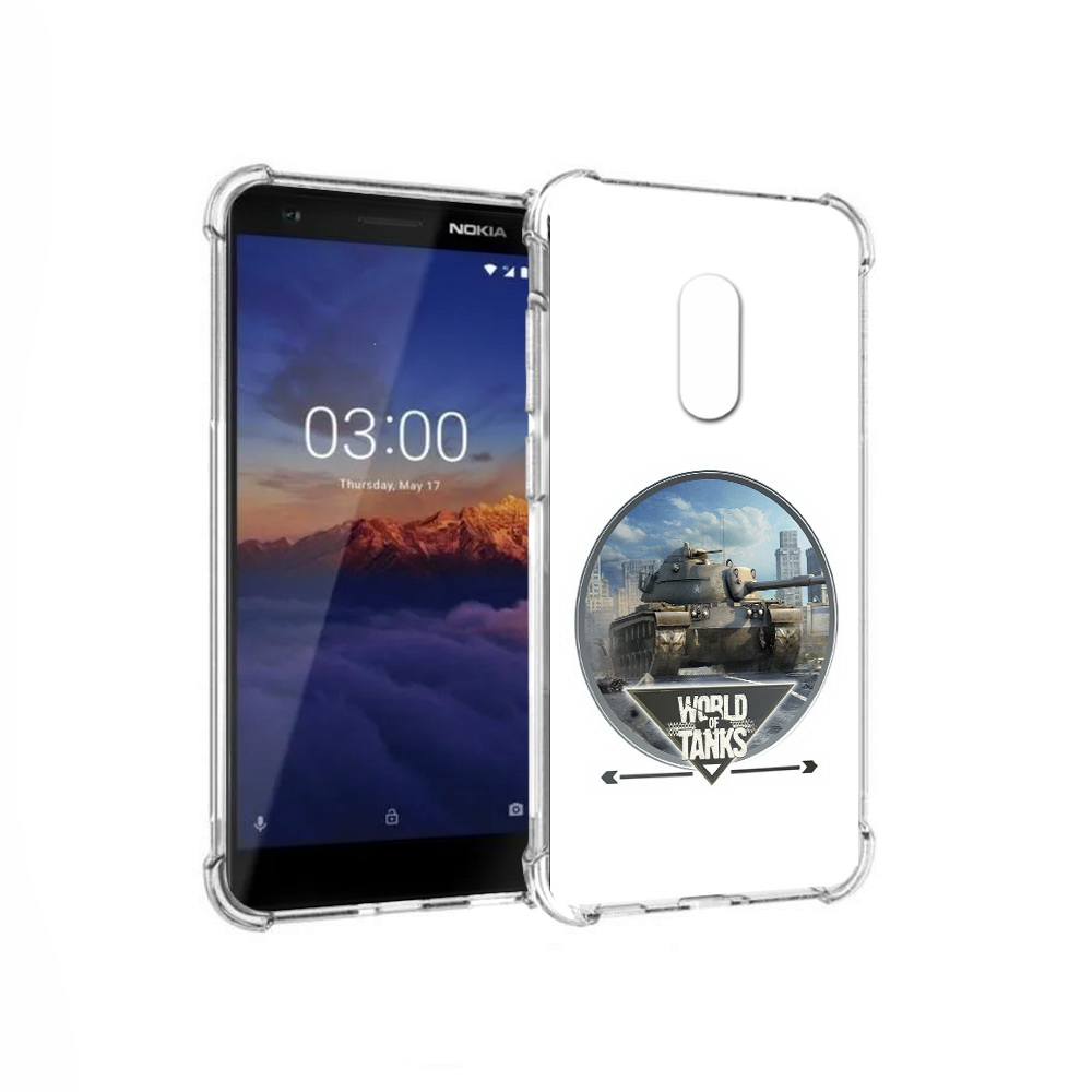 

Чехол MyPads Tocco для Nokia 3.1 Мир танков (PT114125.119.119), Прозрачный, Tocco