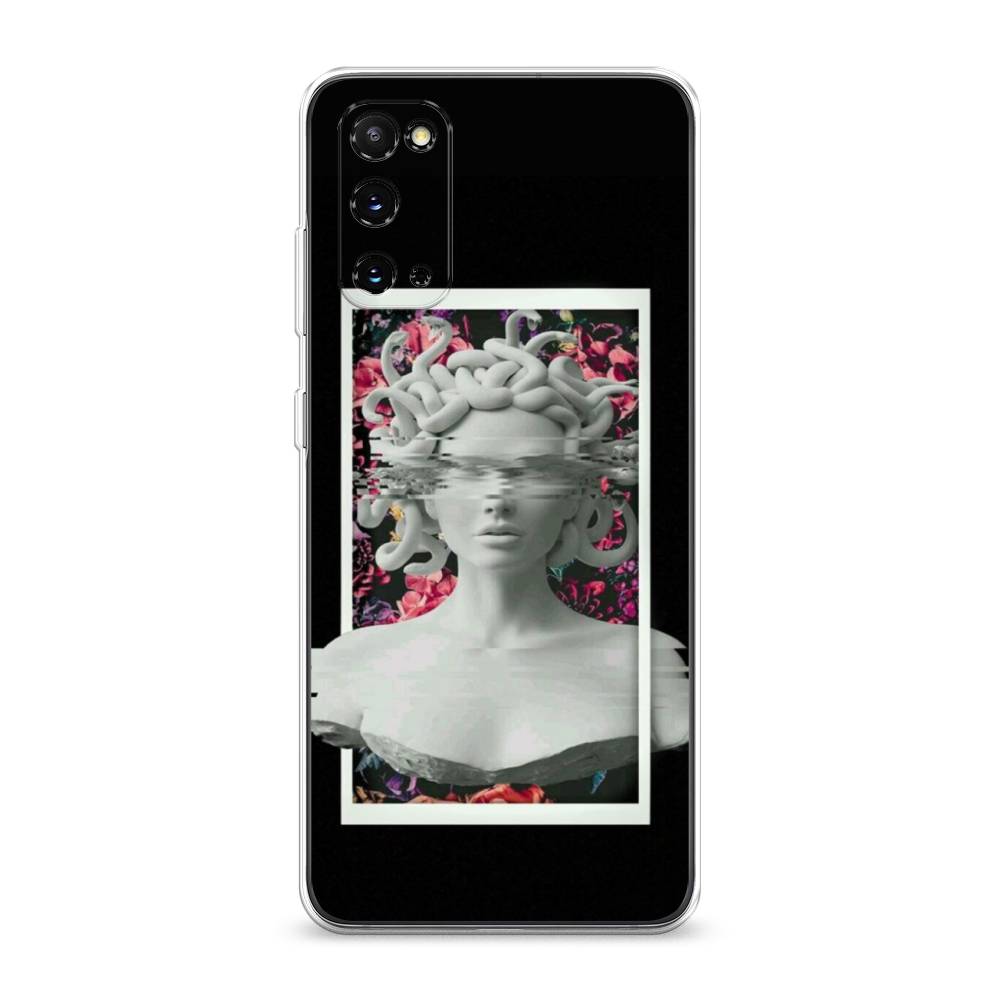 

Чехол на Samsung Galaxy S20 "Web Punk Медуза Горгона", Черный;серый, 29250-6