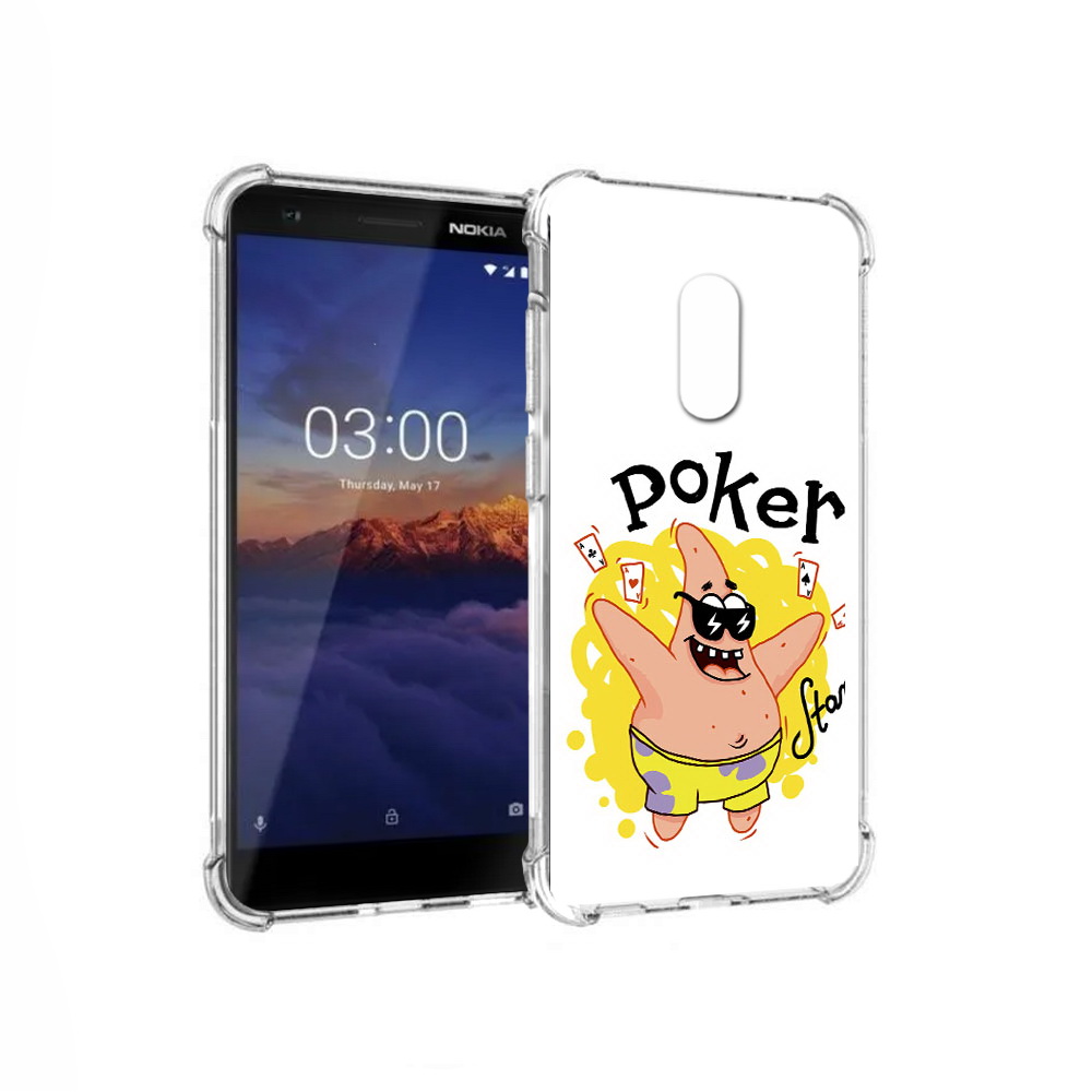 

Чехол MyPads Tocco для Nokia 3.1 Патрик (PT114125.119.133), Прозрачный, Tocco
