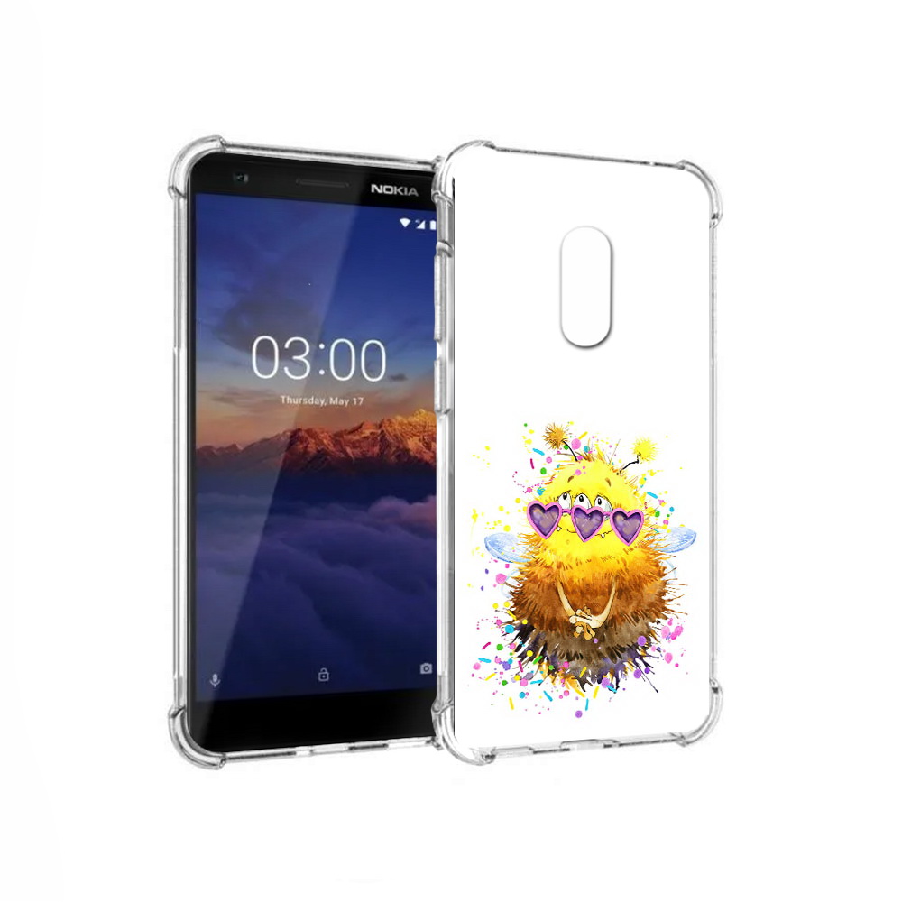 

Чехол MyPads Tocco для Nokia 3.1 Пушитый шмель (PT114125.119.143), Прозрачный, Tocco