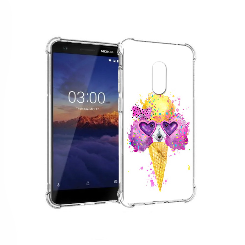 

Чехол MyPads Tocco для Nokia 3.1 Рожок (PT114125.119.146), Прозрачный, Tocco