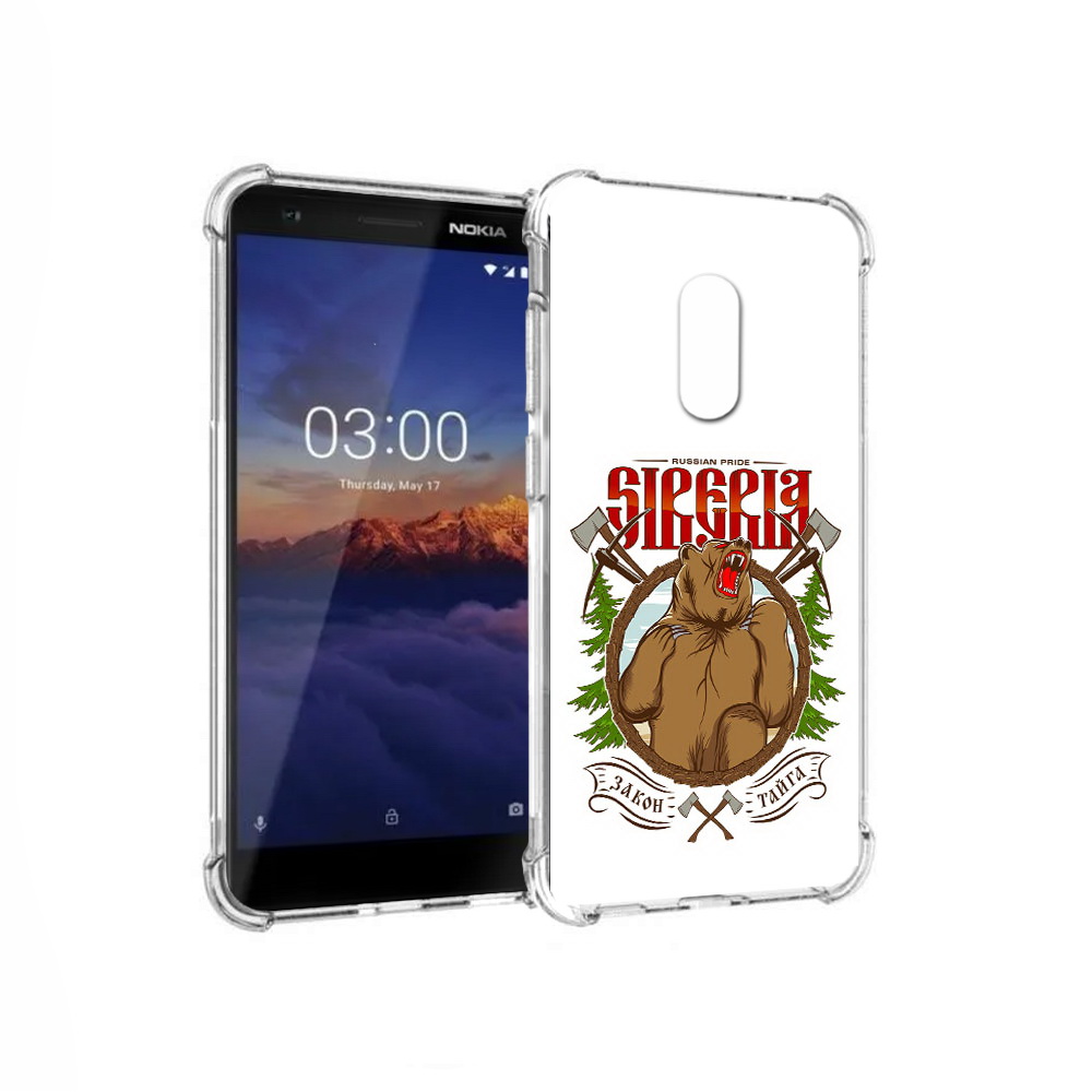 

Чехол MyPads Tocco для Nokia 3.1 Тайга (PT114125.119.168), Прозрачный, Tocco