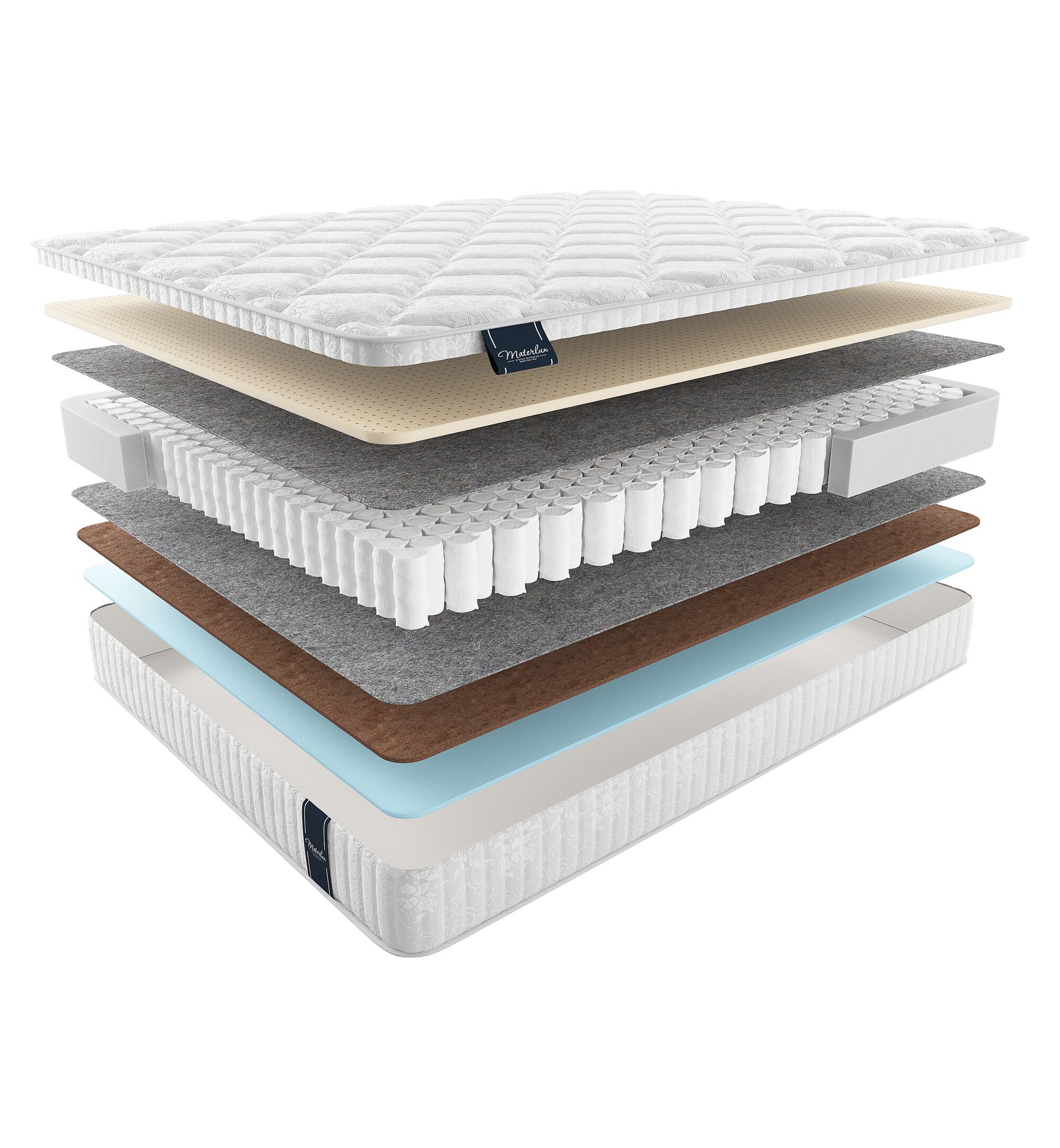 

Матрас Materlux Comfort Castello 170х220, Бежевый;белый;серый;серебристый, Castello