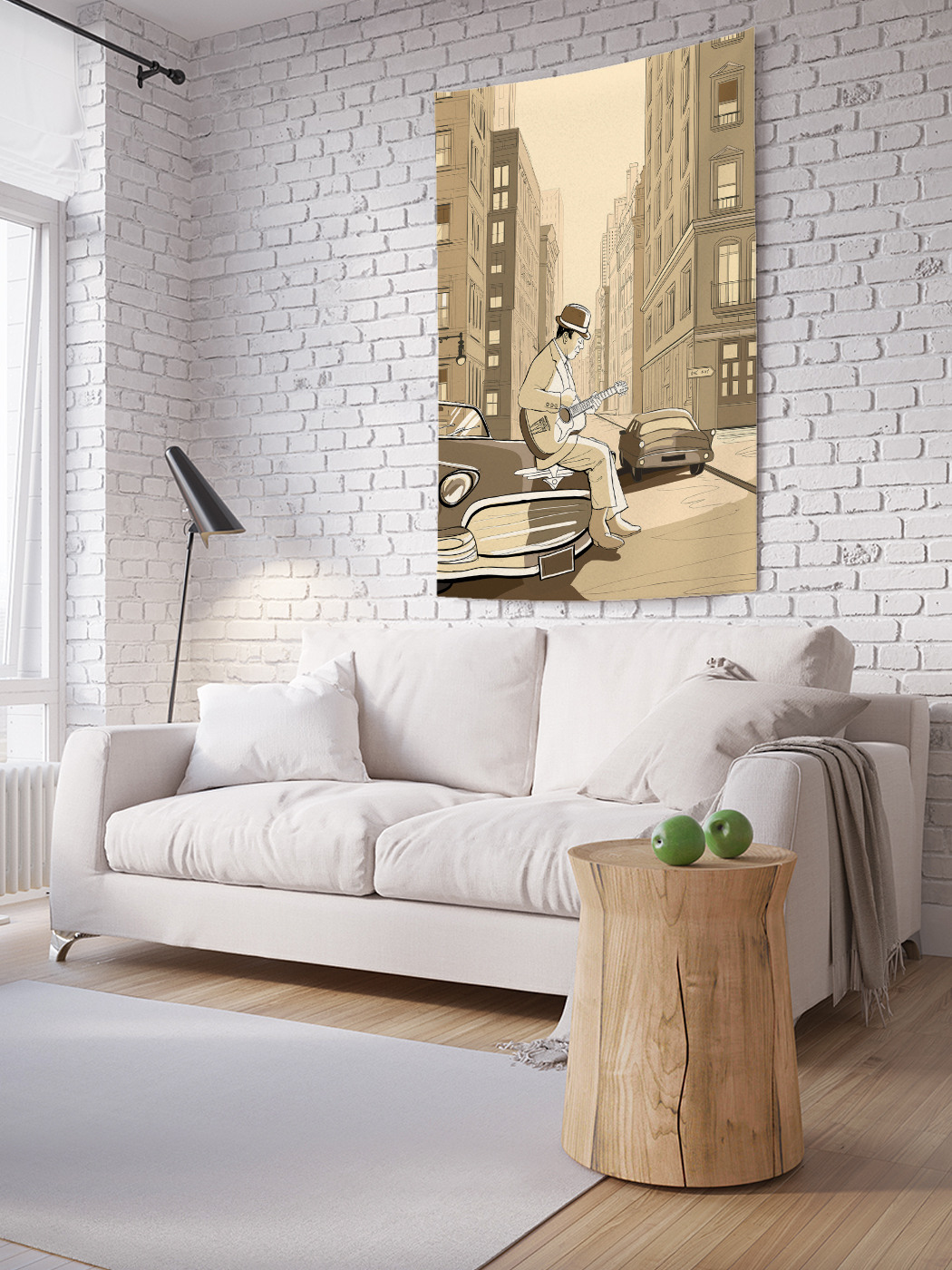 

Вертикальное фотопанно на стену JoyArty Песни на капоте 150x200 см, Песни на капоте