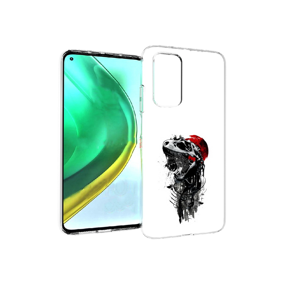 

Чехол MyPads Tocco для Xiaomi Mi 10T Pro вымерший динозавр (PT154683.267.284), Прозрачный, Tocco