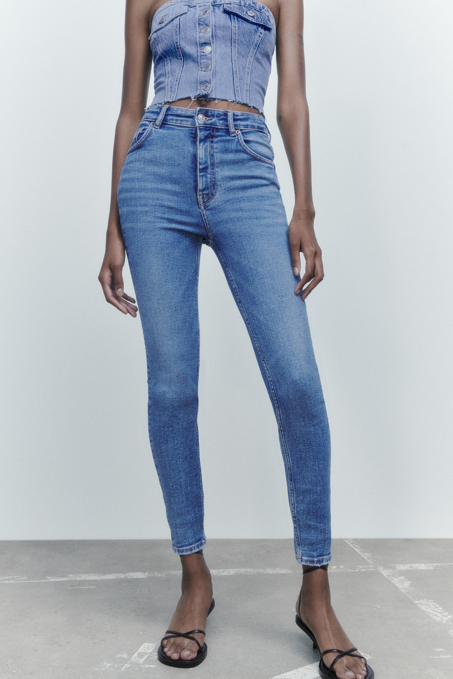 

Джинсы женские ZARA 03643321 синие 38 EU (доставка из-за рубежа), 03643321