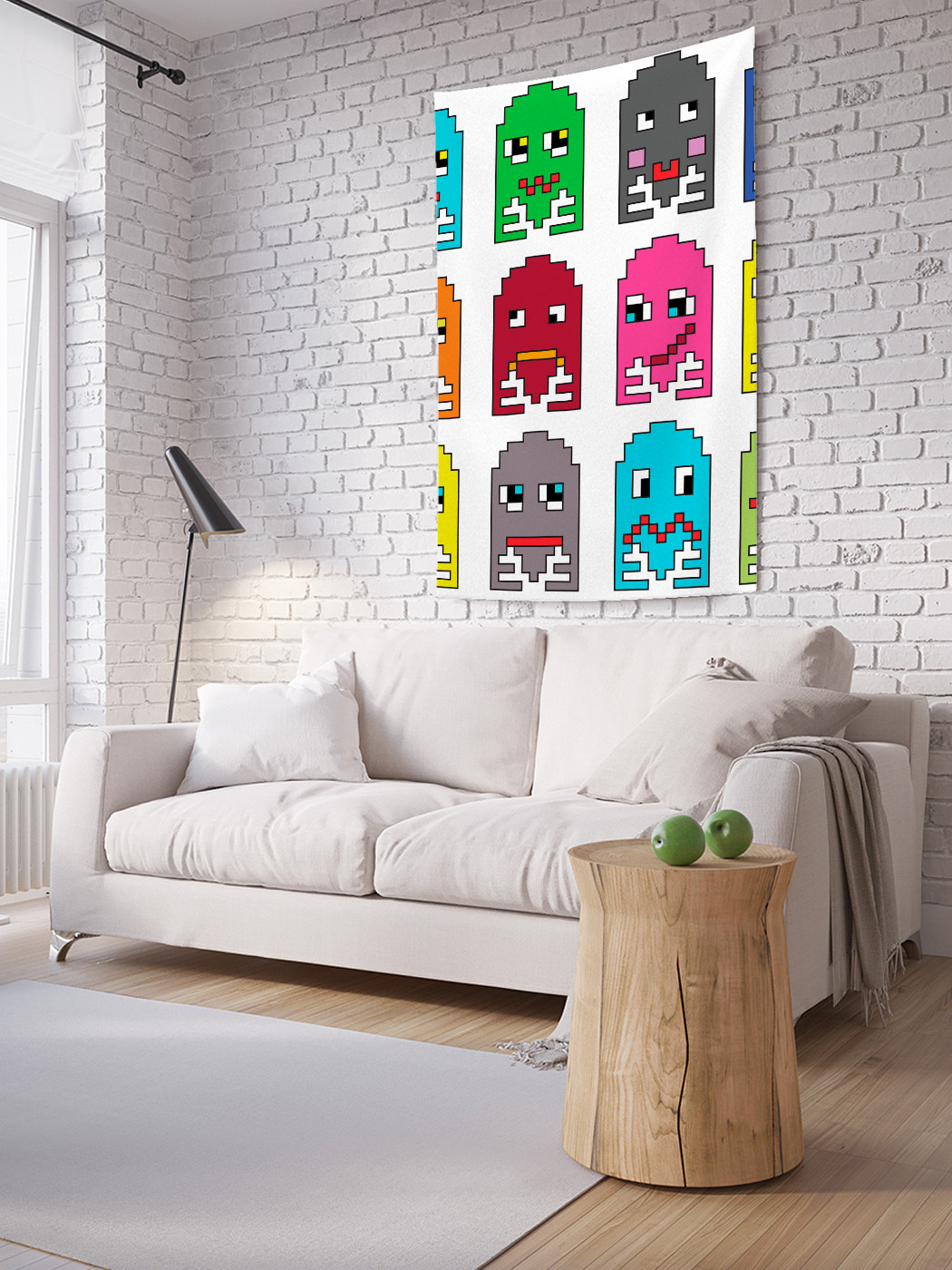 

Вертикальное фотопанно на стену JoyArty Игровые призраки 150x200 см, Игровые призраки