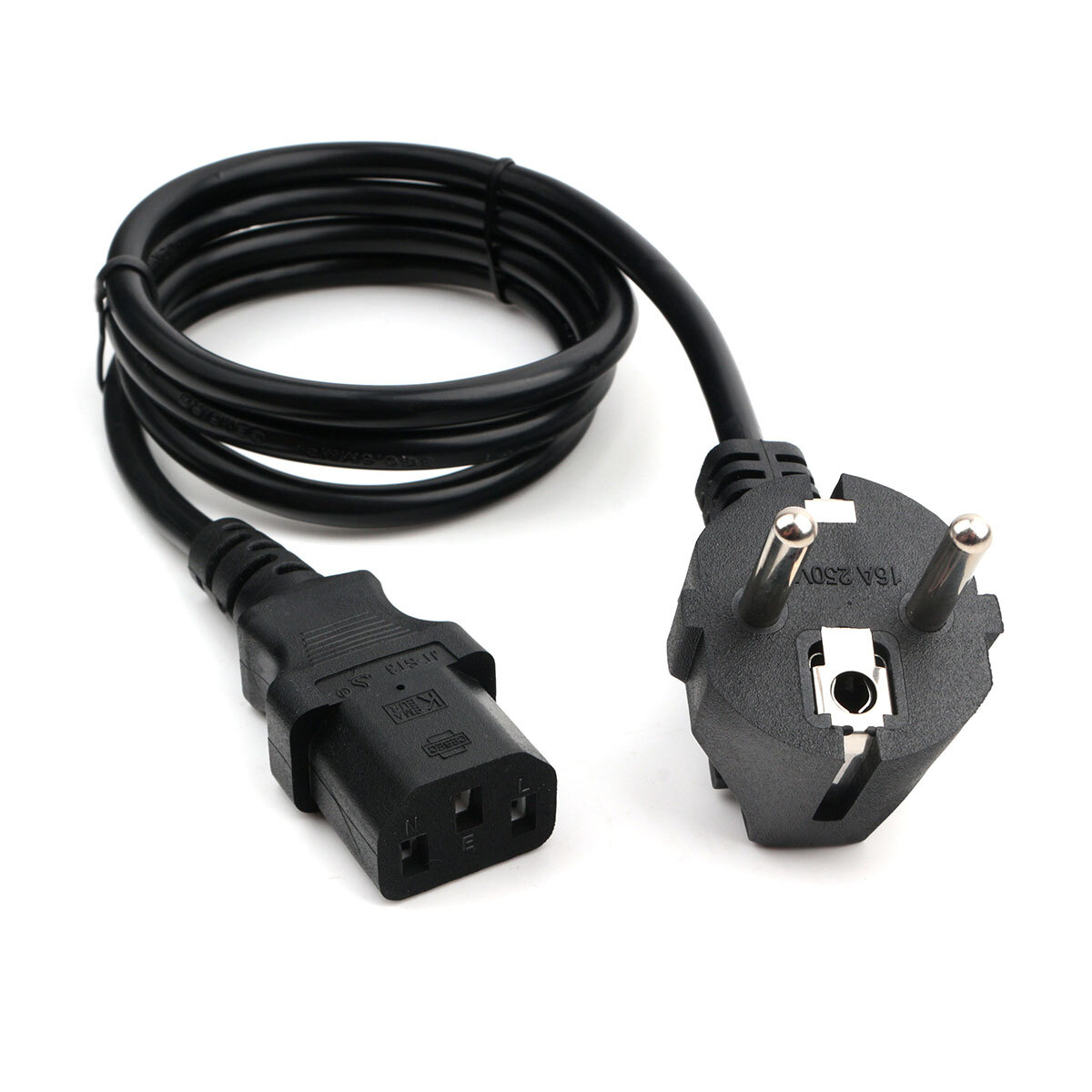 

Кабель Cablexpert Schuko - IEC 320 C13 вилка-вилка м PC-186-1M_, Черный