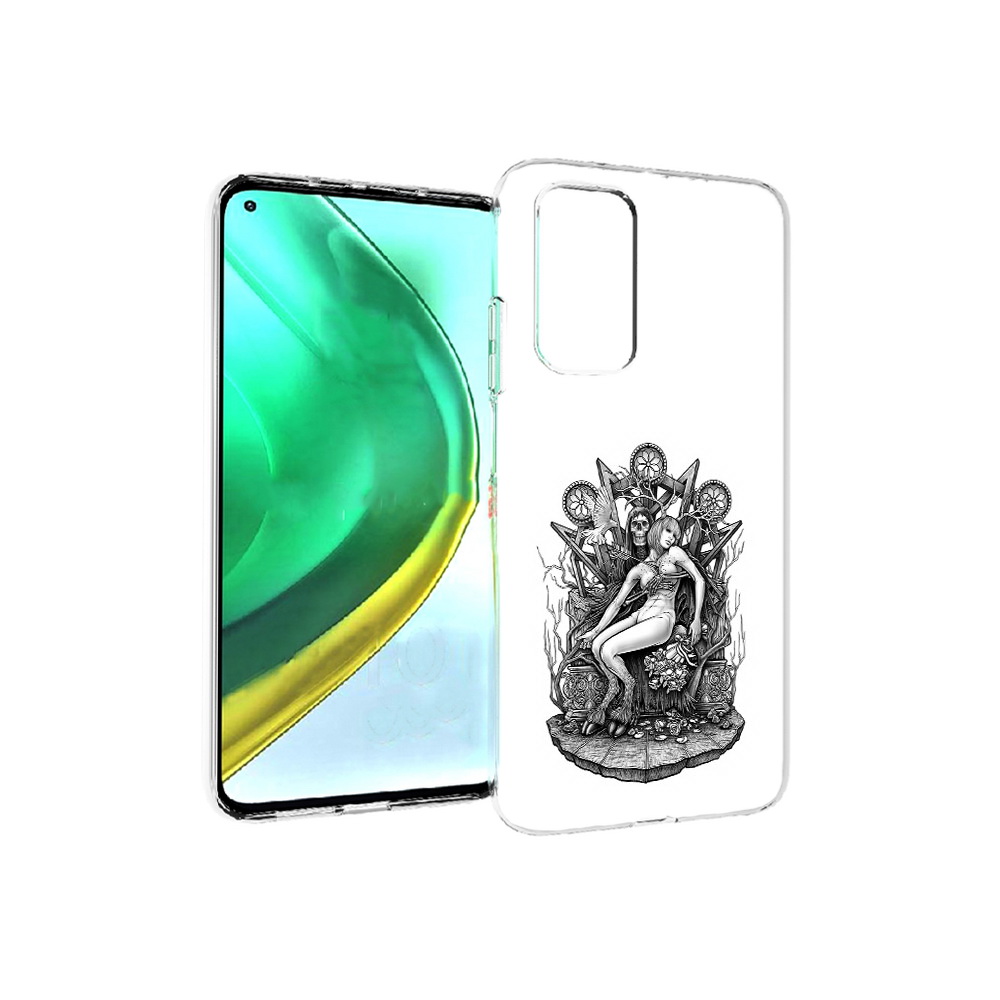 

Чехол MyPads Tocco для Xiaomi Mi 10T Pro девушка на троне (PT154683.267.309), Прозрачный, Tocco