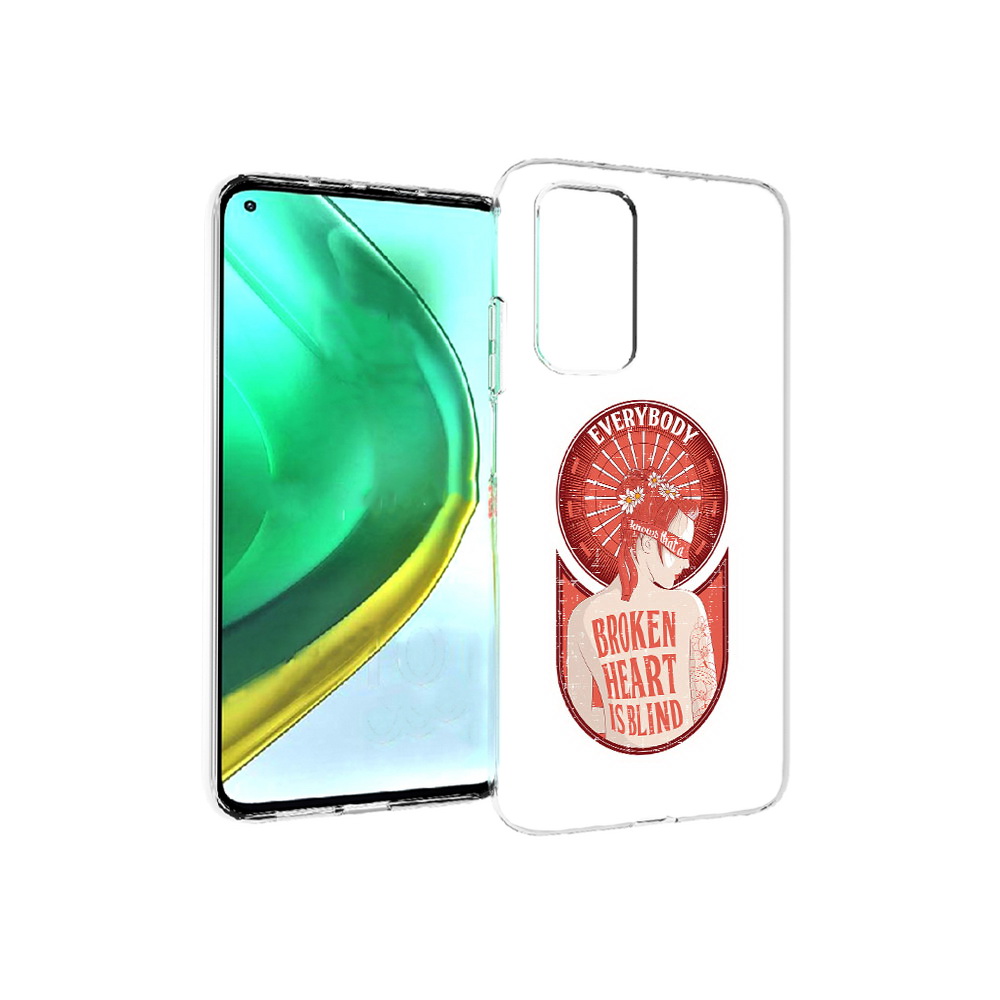 

Чехол MyPads Tocco для Xiaomi Mi 10T Pro девушка разбитое сердце (PT154683.267.310), Прозрачный, Tocco