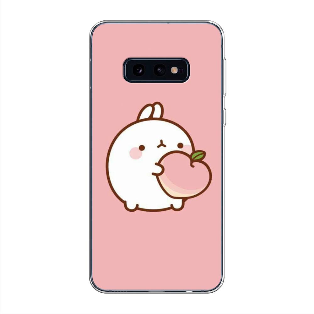 

Чехол Awog на Samsung Galaxy S10E "Кролик с персиком", Разноцветный, 27250-1