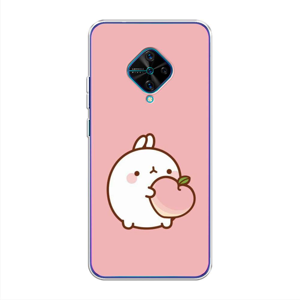 

Чехол Awog на Vivo V17 "Кролик с персиком", Разноцветный, 261550-1