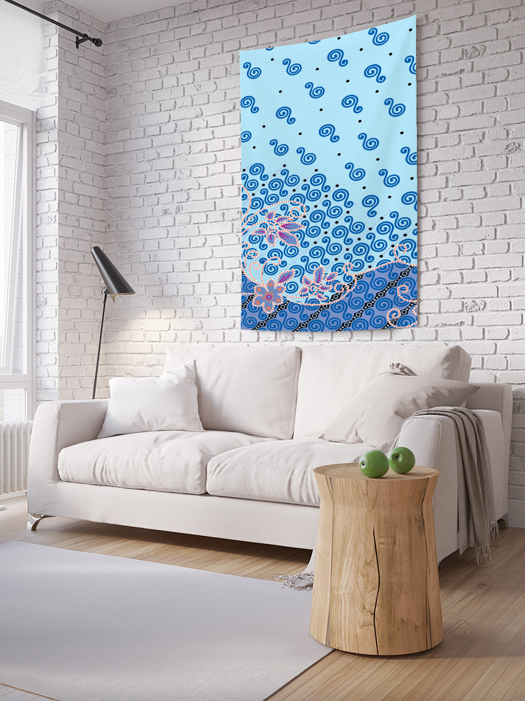 

Вертикальное фотопанно на стену JoyArty Спиральный дождь 150x200 см, Спиральный дождь