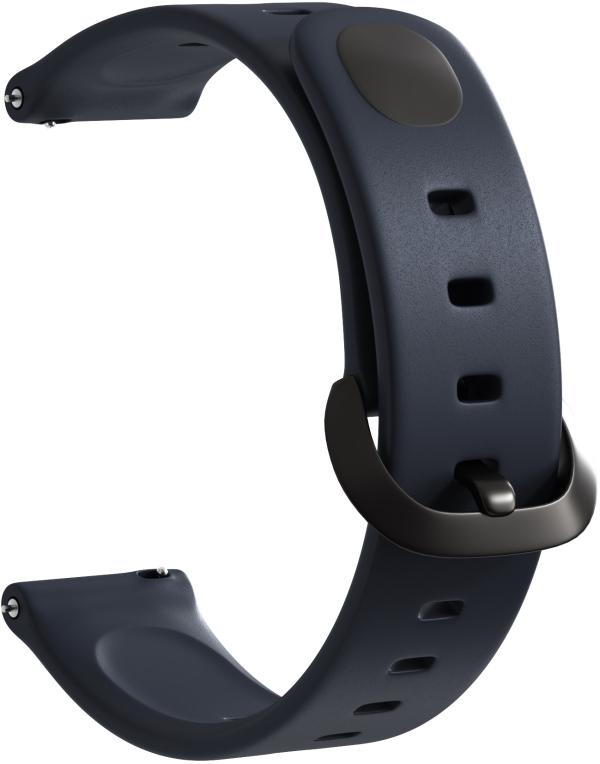 

Ремешок силиконовый GSMIN Bend 20 для Withings Steel HR (Черный)