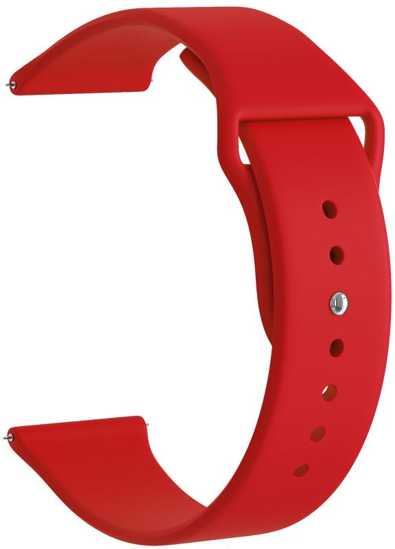 

Ремешок силиконовый GSMIN Sport Band Lite 22 для FOSSIL Gen 4 (Красный)