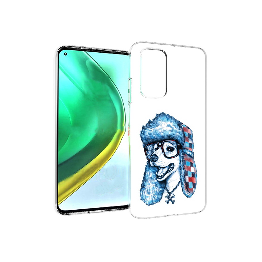 

Чехол MyPads Tocco для Xiaomi Mi 10T Pro зимний пес (PT154683.267.362), Прозрачный, Tocco