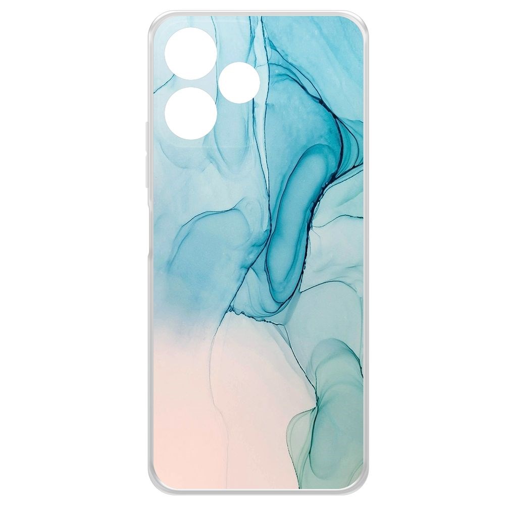 

Чехол-накладка Krutoff Clear Case Абстракт разводы для Poco M6 Pro 5G, Прозрачный