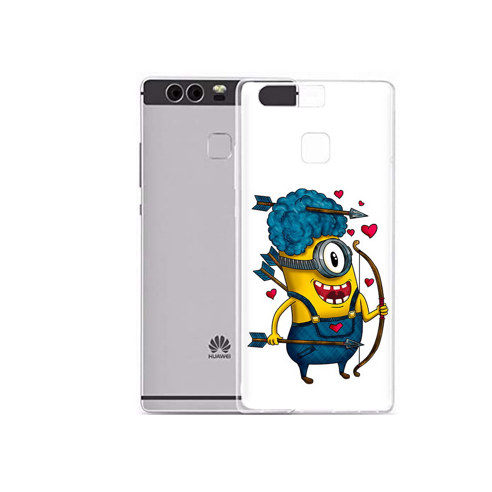 

Чехол MyPads Tocco для Huawei P9 Plus Миньон купидон (PT31455.54.117), Прозрачный, Tocco