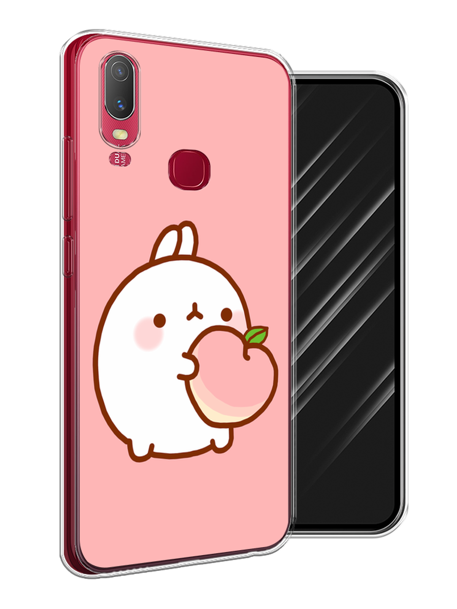

Чехол Awog на Vivo Y11 "Кролик с персиком", Разноцветный, 261650-1