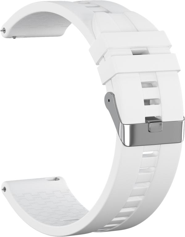 

Ремешок силиконовый GSMIN Aztec 20 для Xiaomi Mibro Lite (Белый)
