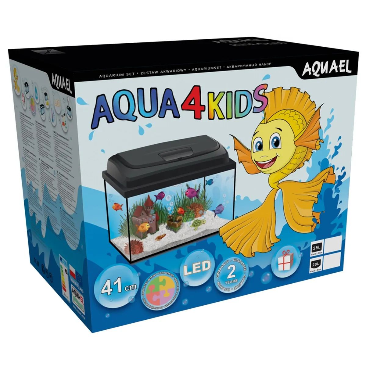 Аквариум Aquael 25л AQUA4 KIDS 40 41х25х25см 12977₽