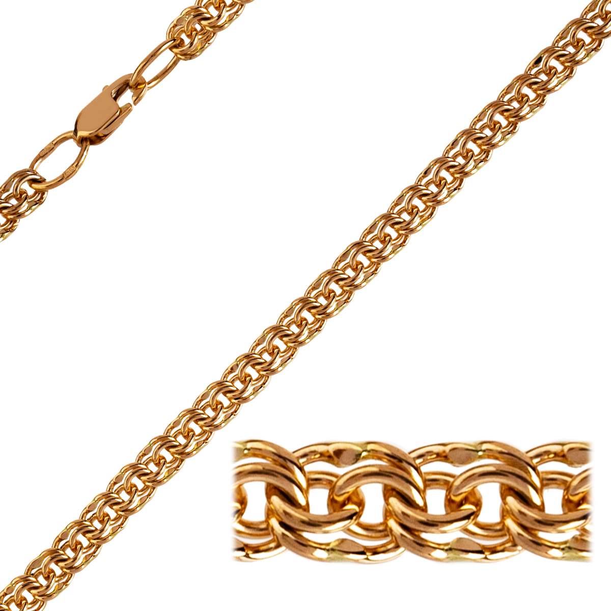 

Браслет из золота р.20 Azade Б07018б, Б07018б