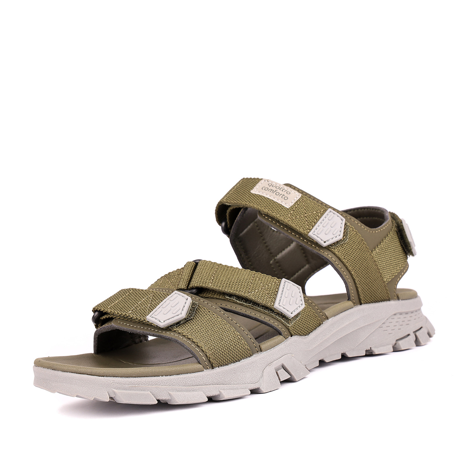 

Сандалии мужские quattrocomforto 189-41MV-271SS зеленые 40 RU, Зеленый, 189-41MV-271SS