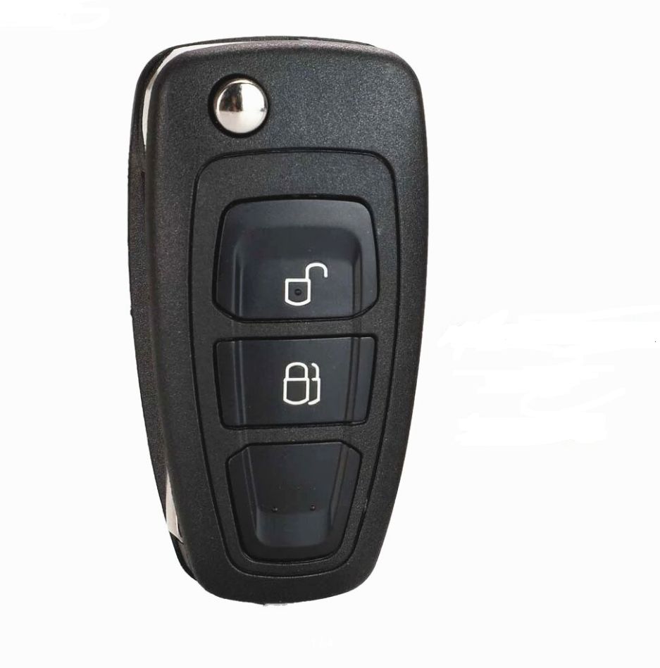 

Корпус выкидного ключа Ford 2011+ 2 Кнопки, Черный, черно-серый