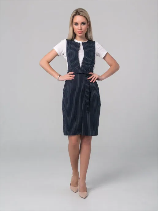 

Сарафан женский Ashley Rose PL-388 синий 48 RU, PL-388
