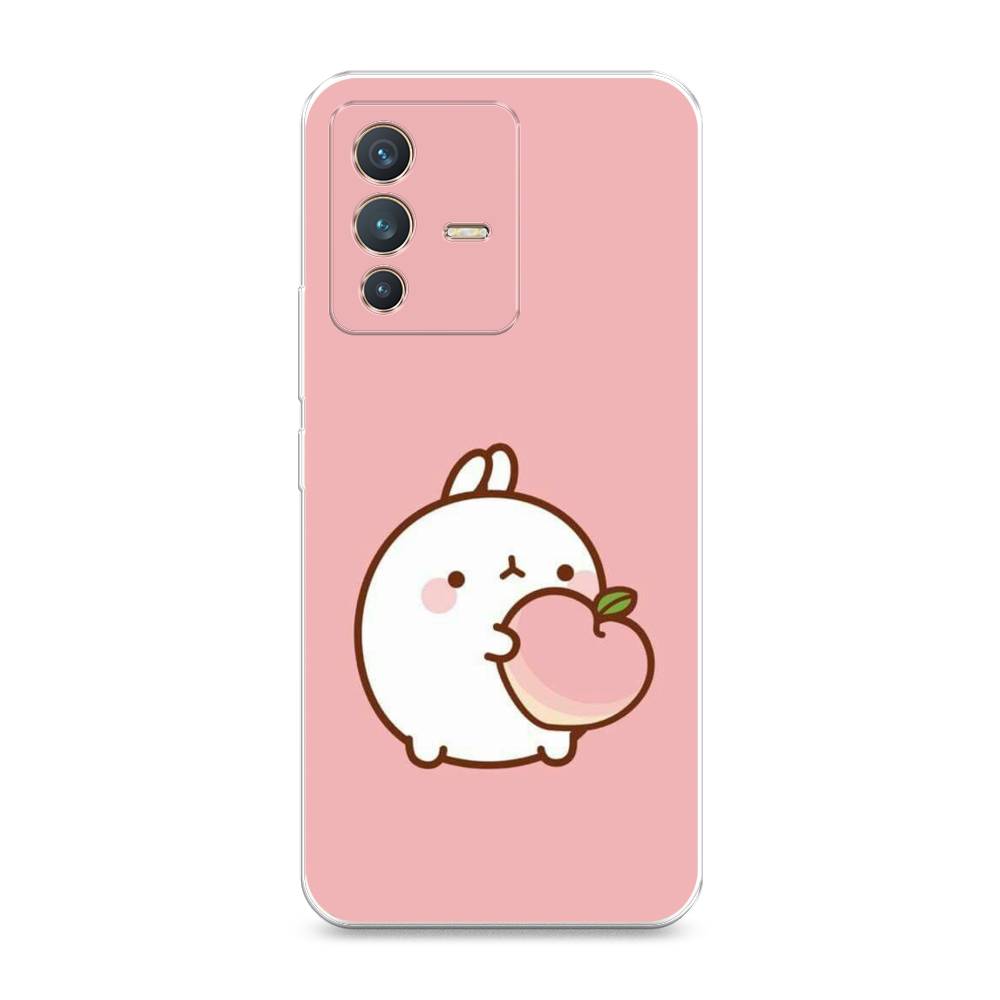 

Чехол Awog на Vivo V23 "Кролик с персиком", Разноцветный, 266050-1