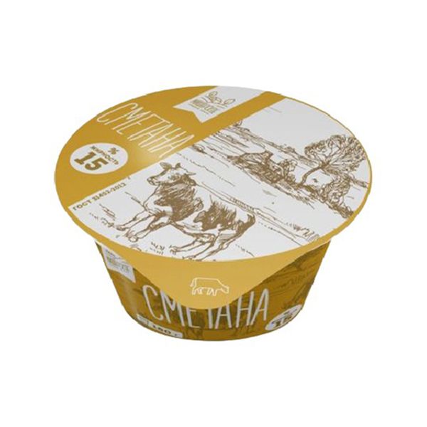 

Сметана Мишарское 15% БЗМЖ 350 г